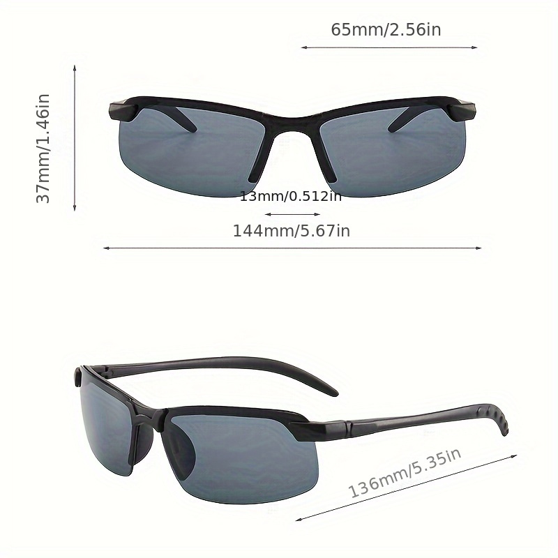 Sunglasses Cat Eye - Night vision glasses unisex half frame