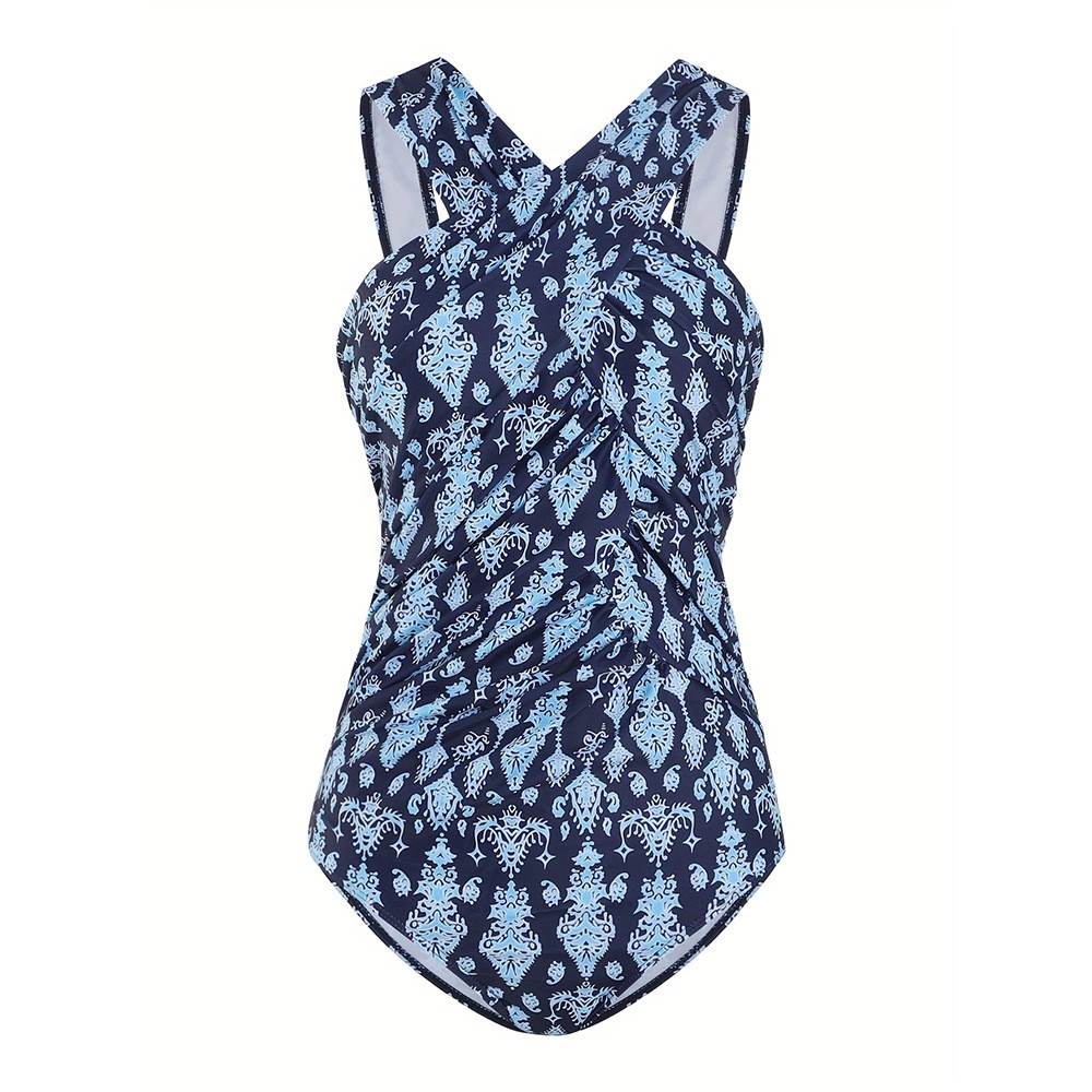 Women Swimsuit Plus Size Modes - Swimsuit Bikini Ruched บทวิจารณ์และราคา