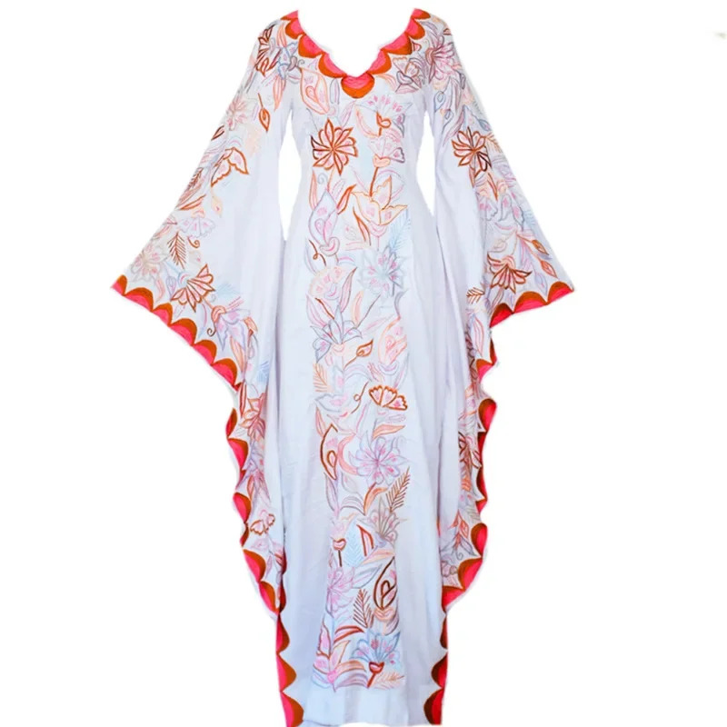 Medieval Cosplay Costume Vinta - Romper Floral Print บทวิจารณ์และราคา