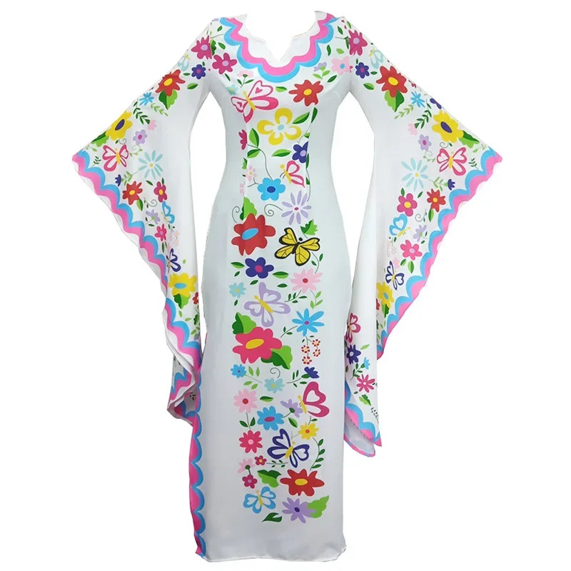Medieval Cosplay Costume Vinta - Romper Floral Print บทวิจารณ์และราคา