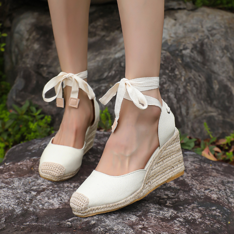 Wedges Shoes for Women Slip on - Wedge Espadrille Women บทวิจารณ์และราคา