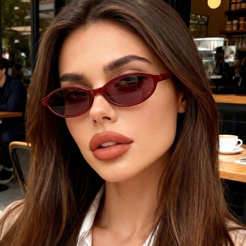 New Retro Sexy Cat Eye Sunglas - Sunglasses Cat Eye บทวิจารณ์และราคา