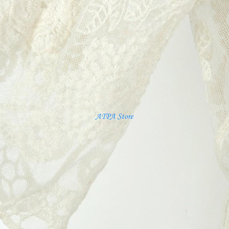 U13C Women Summer Lace Open Fr - Kimono Sheer Floral บทวิจารณ์และราคา