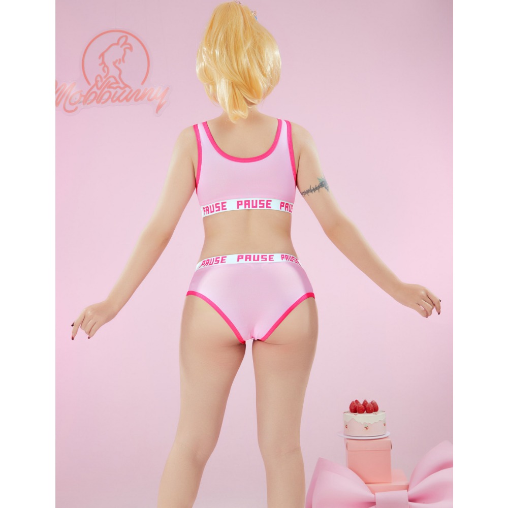 MOBBUNNY Peach Derivative Spor - Bralette Triangle Set บทวิจารณ์และราคา