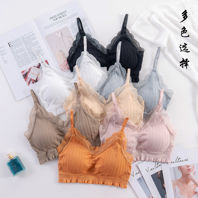 3D Sexy Lingerie Seamless Spor - Bralette Triangle Set บทวิจารณ์และราคา