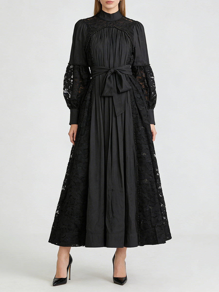 TWOTWINSTYLE Solid Patchwork L - Linen Dress Wrap บทวิจารณ์และราคา
