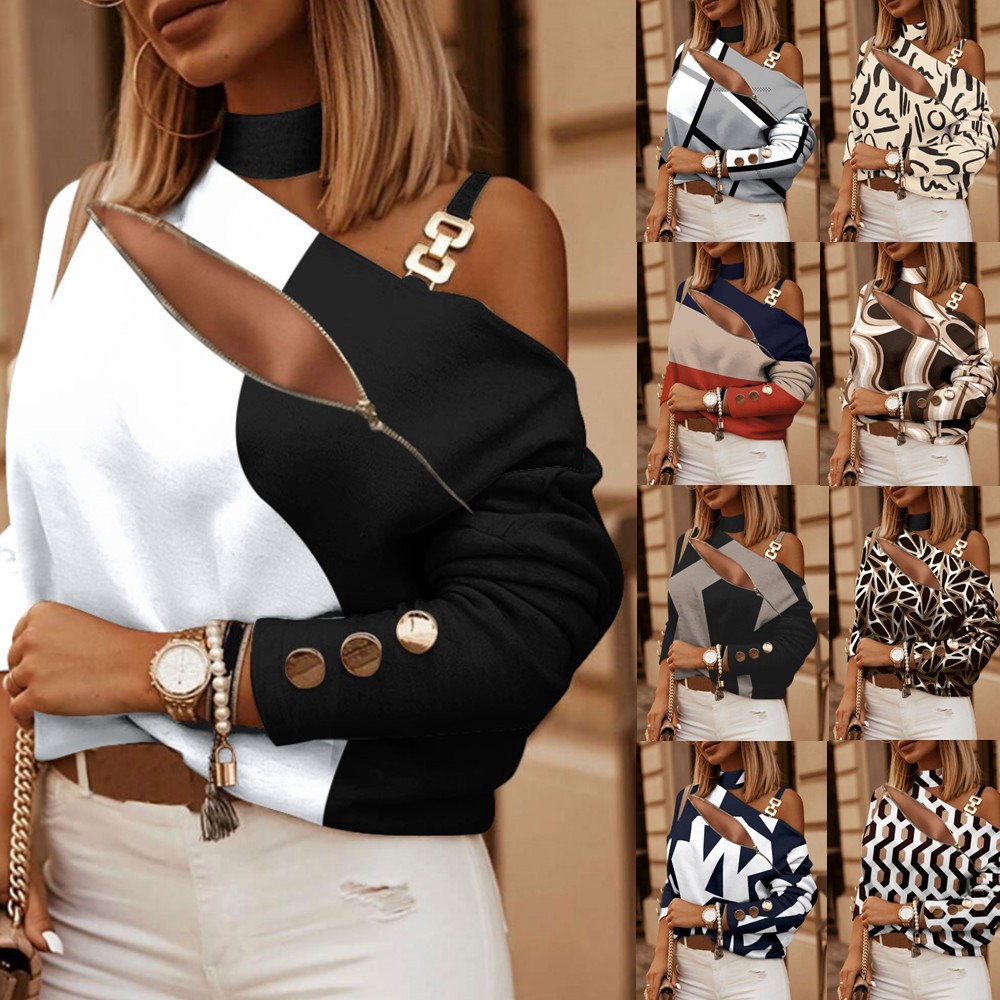 Women's Off Shoulder Blouse wi - Blouse Off Shoulder บทวิจารณ์และราคา
