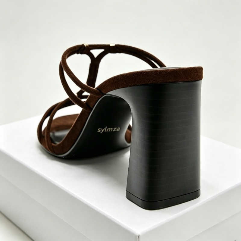 Summer Heeled Sandals for Wome - Sandal Strappy Heeled บทวิจารณ์และราคา