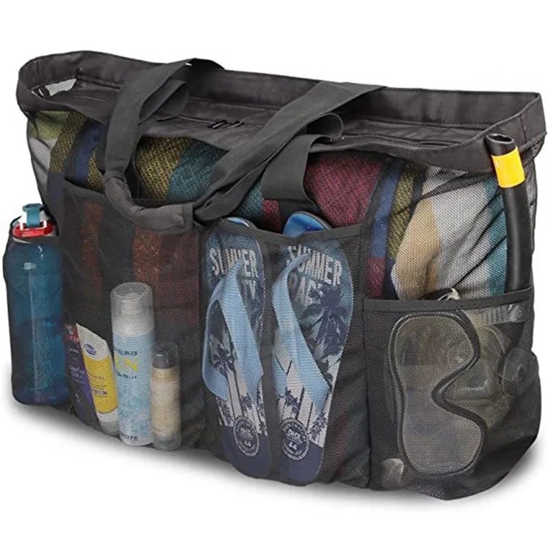 2026 New Large Capacity Mesh B - Tote Bag Beach บทวิจารณ์และราคา