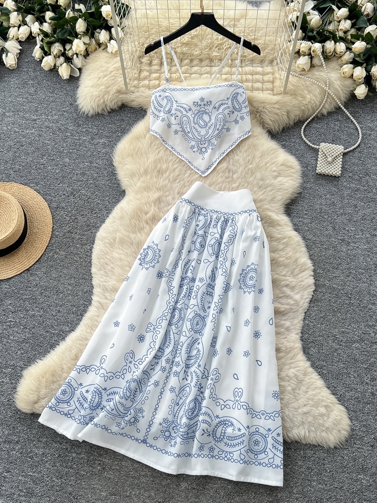 Summer Floral Embroidery Two-P - Romper Floral Print บทวิจารณ์และราคา