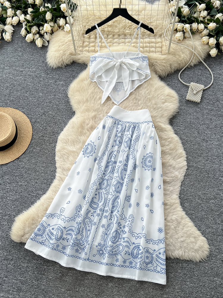 Summer Floral Embroidery Two-P - Romper Floral Print บทวิจารณ์และราคา