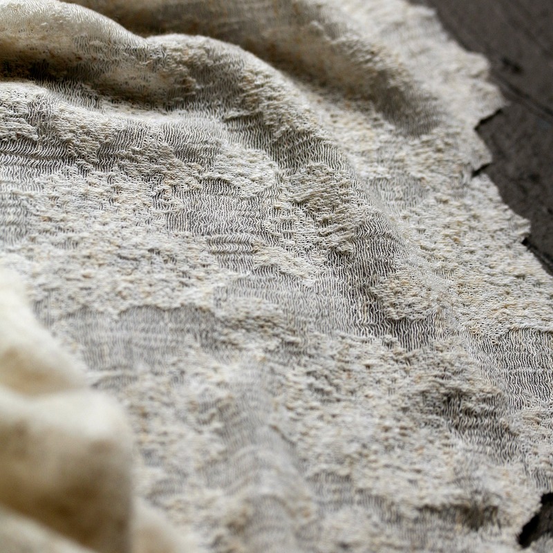 Distressed Vintage Textured Co - Linen Dress Wrap บทวิจารณ์และราคา