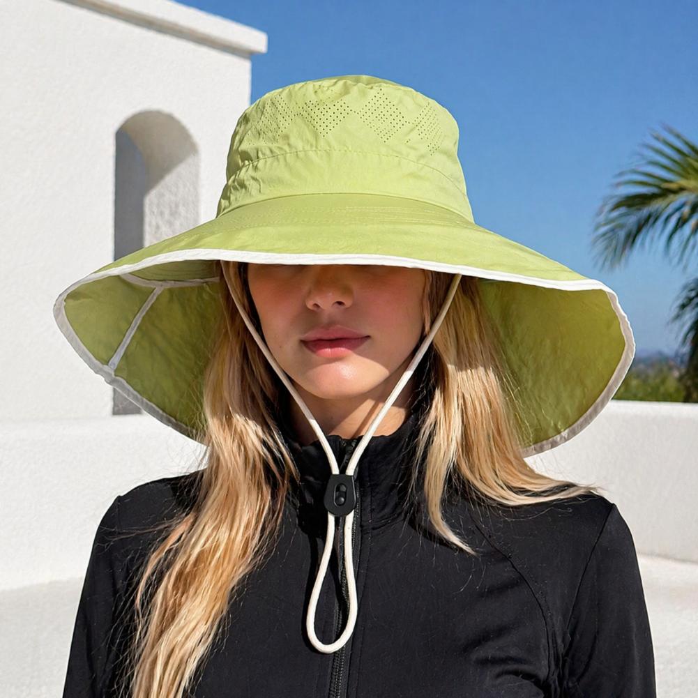 Breathable Mesh Fishing Hat Wo - Hat Floppy Wide บทวิจารณ์และราคา