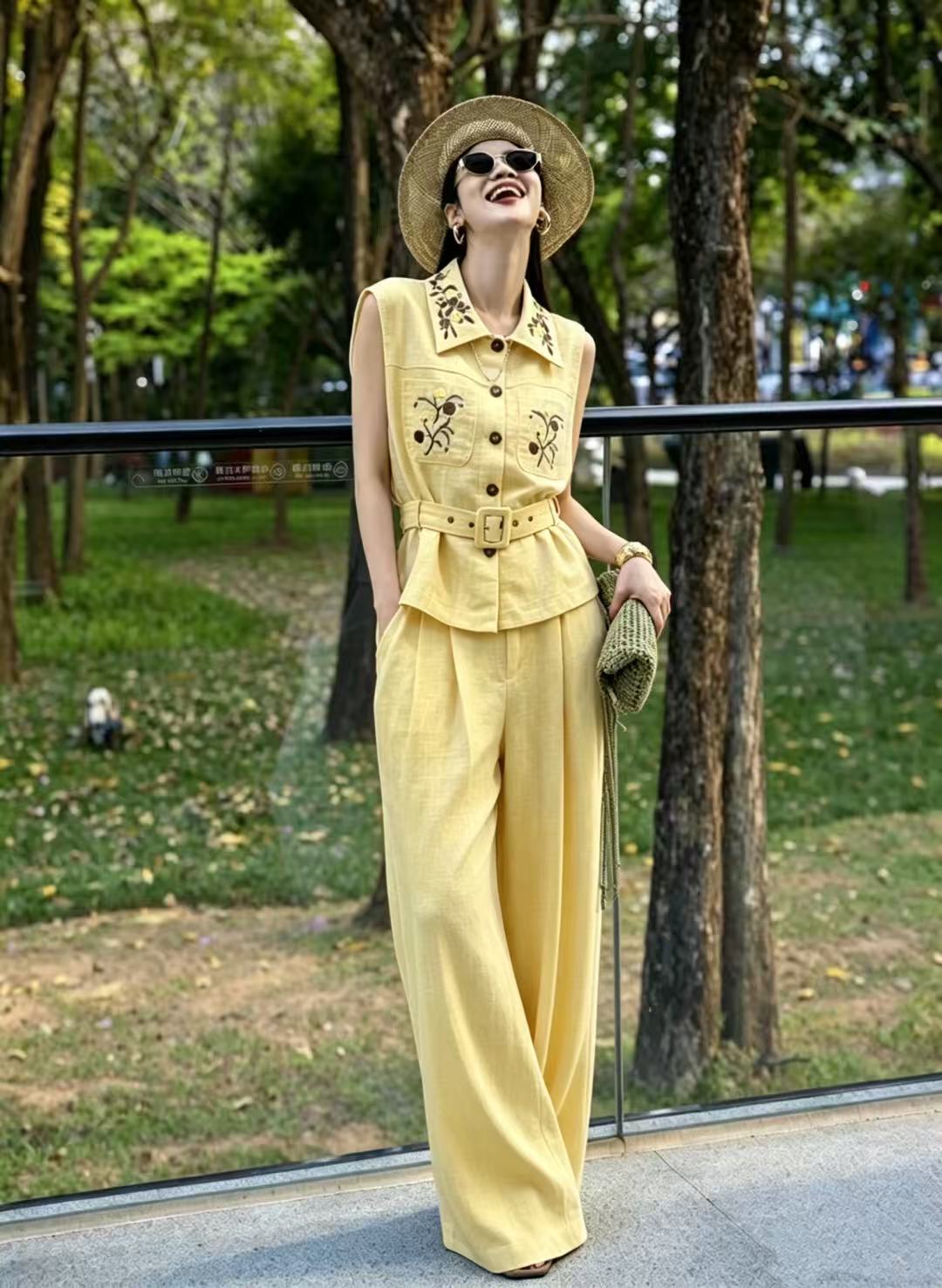 Heavyweight High-Quality Linen - Linen Pant Wide บทวิจารณ์และราคา