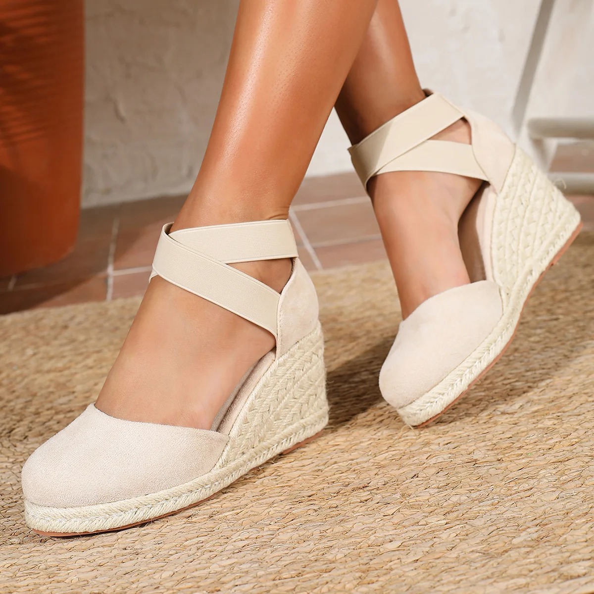 Cover Toe Women's Espadrille W - Wedge Espadrille Women บทวิจารณ์และราคา