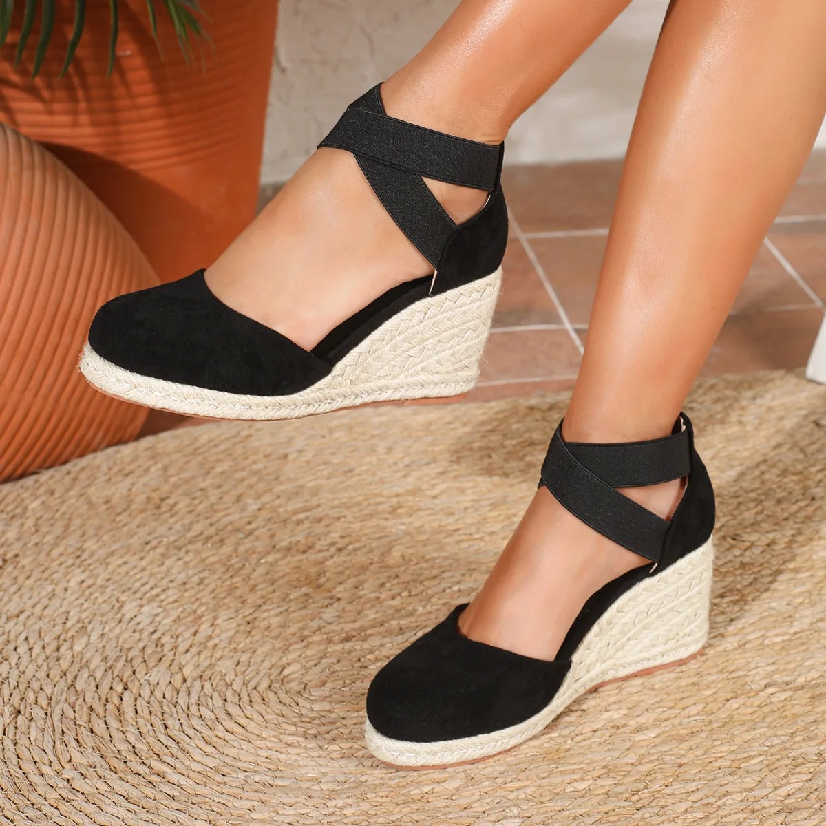 Cover Toe Women's Espadrille W - Wedge Espadrille Women บทวิจารณ์และราคา