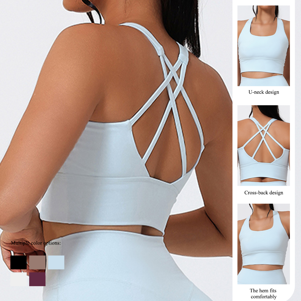 Women's Backless Quick-Dry Spo - Crop Top Crochet บทวิจารณ์และราคา