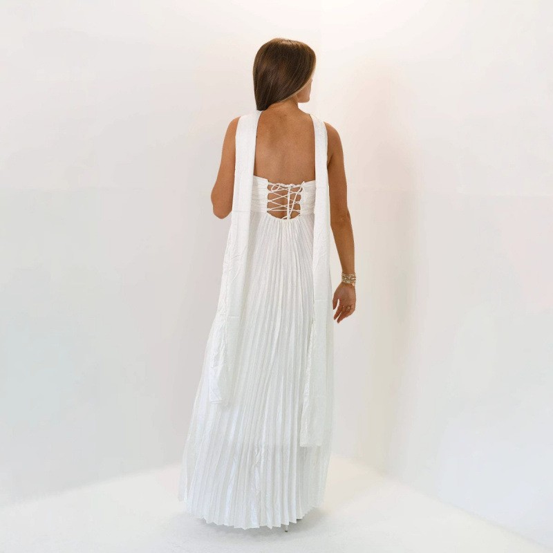 Wedding Guest Dress Elegant Pa - Maxi Dress Halter บทวิจารณ์และราคา