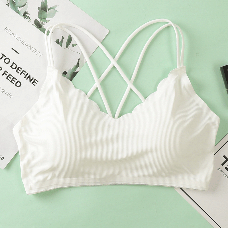 3D Sexy Lingerie Seamless Spor - Bralette Triangle Set บทวิจารณ์และราคา