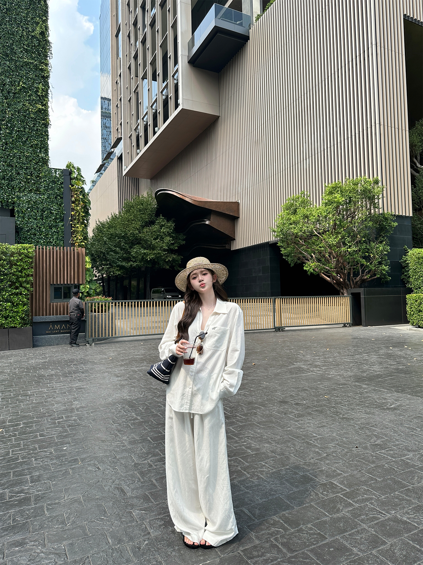 NNS Early Spring Intelligence  - Linen Pant Wide บทวิจารณ์และราคา