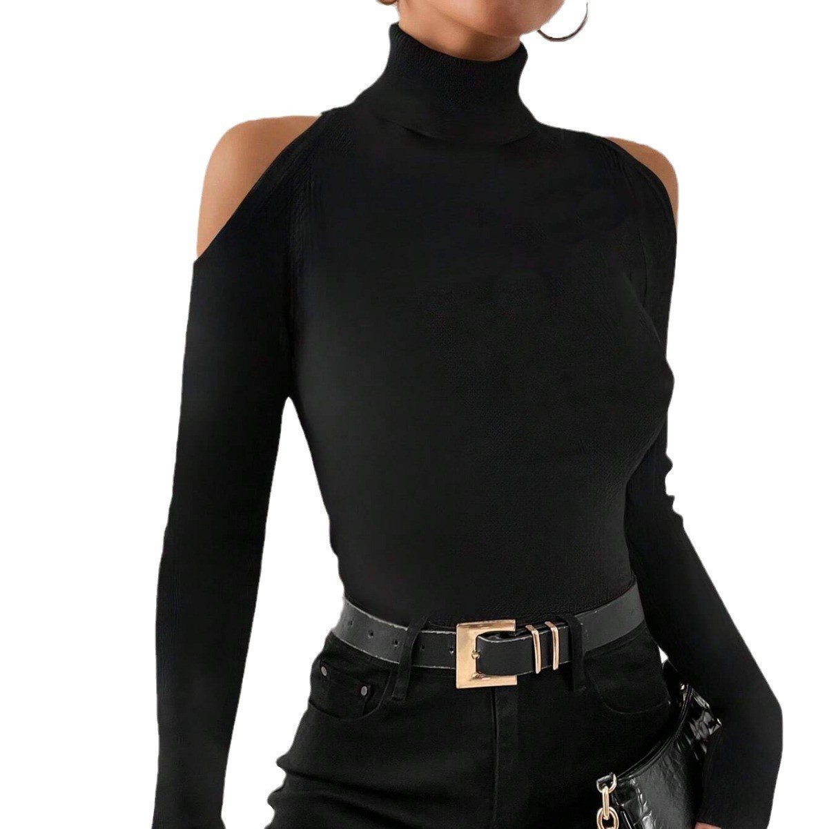 Women Elegant Off Shoulder Fit - Blouse Off Shoulder บทวิจารณ์และราคา