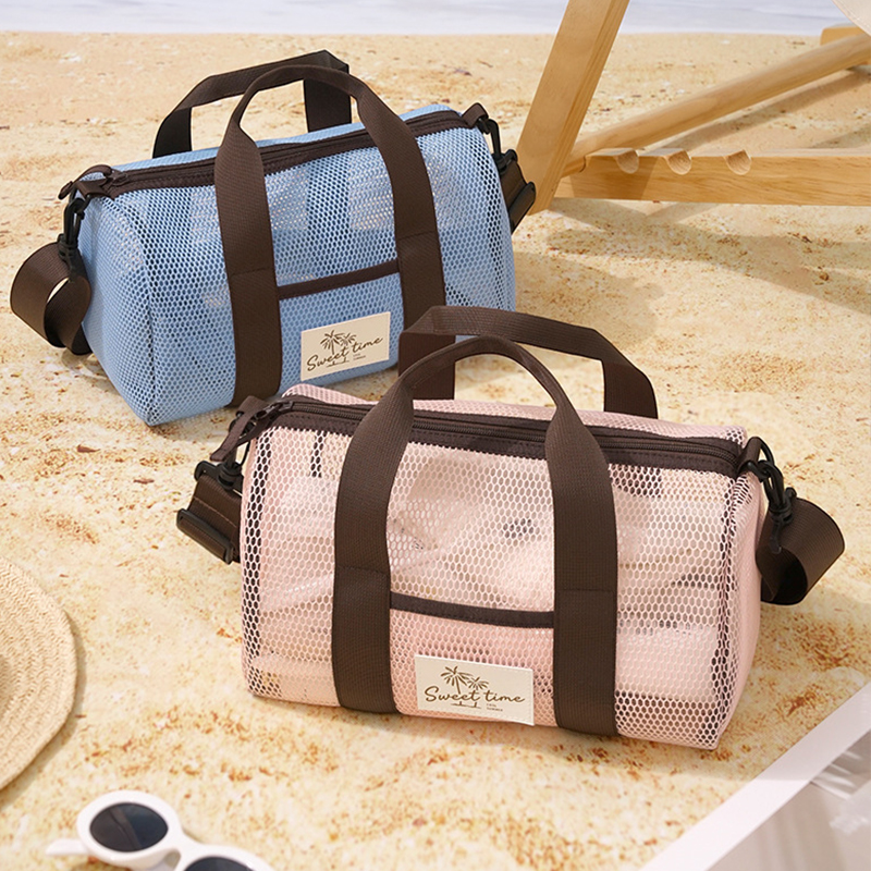See Through Mesh Beach Bag Qui - Tote Bag Beach บทวิจารณ์และราคา