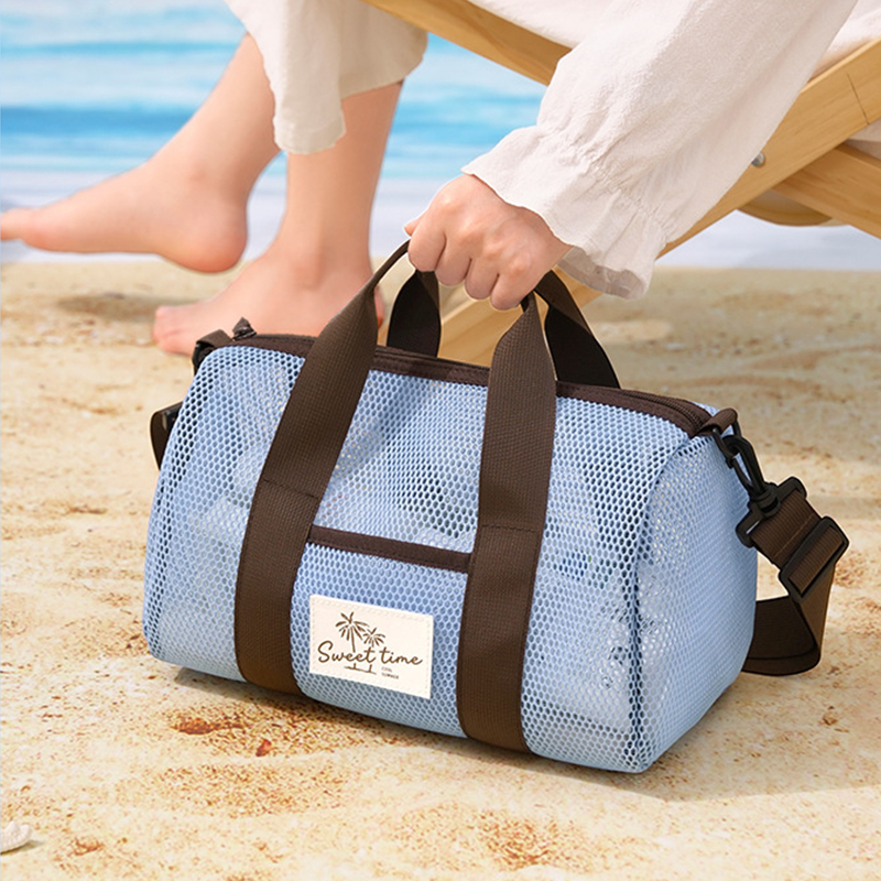 See Through Mesh Beach Bag Qui - Tote Bag Beach บทวิจารณ์และราคา