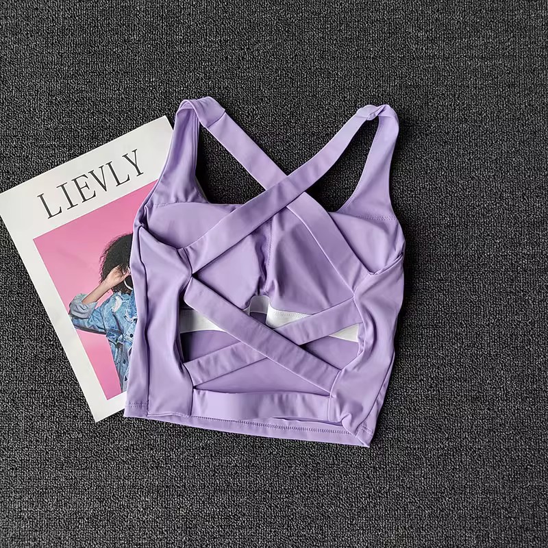 Women Sports Bra Top Push Up F - Bralette Triangle Set บทวิจารณ์และราคา