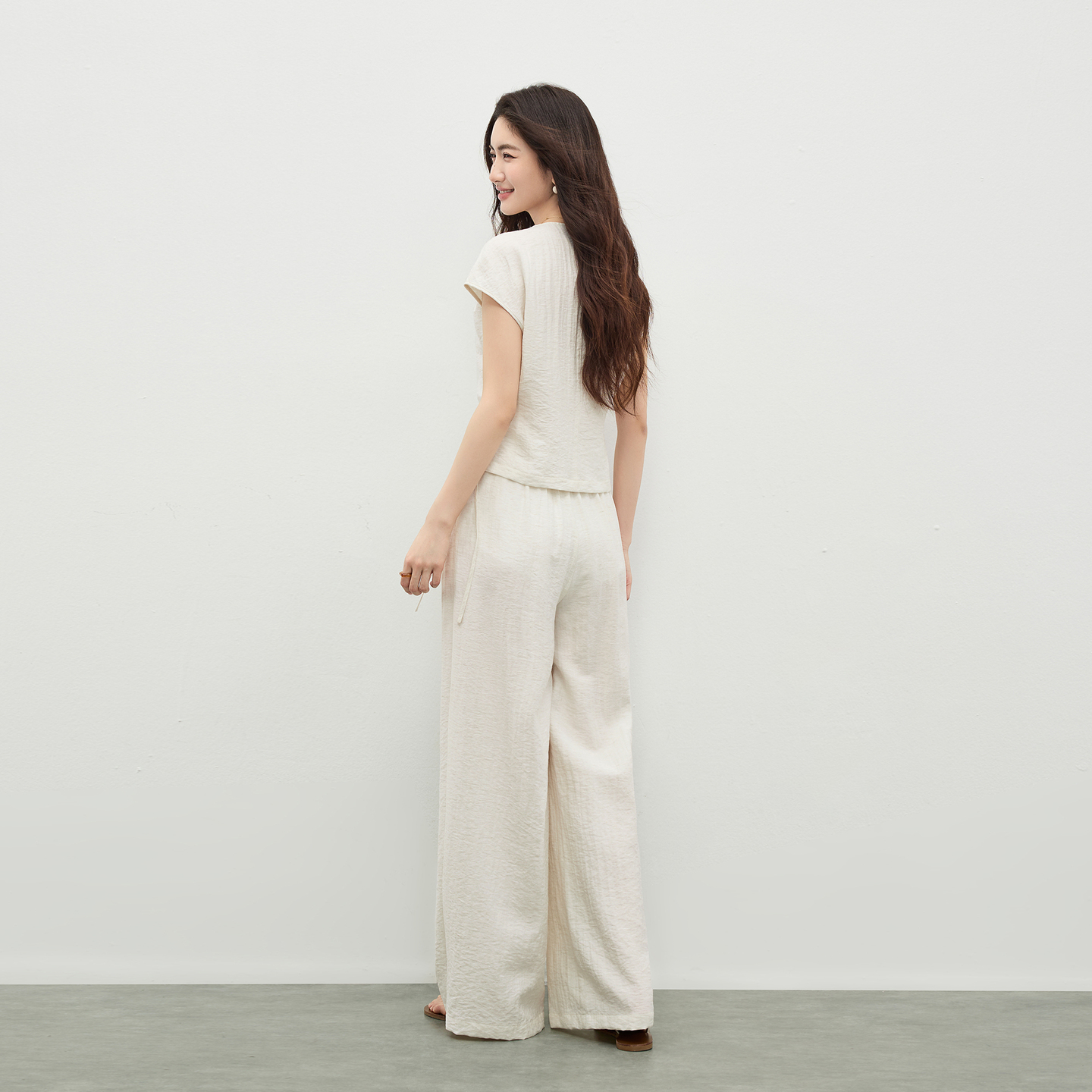 SENTUBILA Women's Linen Summer - Linen Pant Wide บทวิจารณ์และราคา