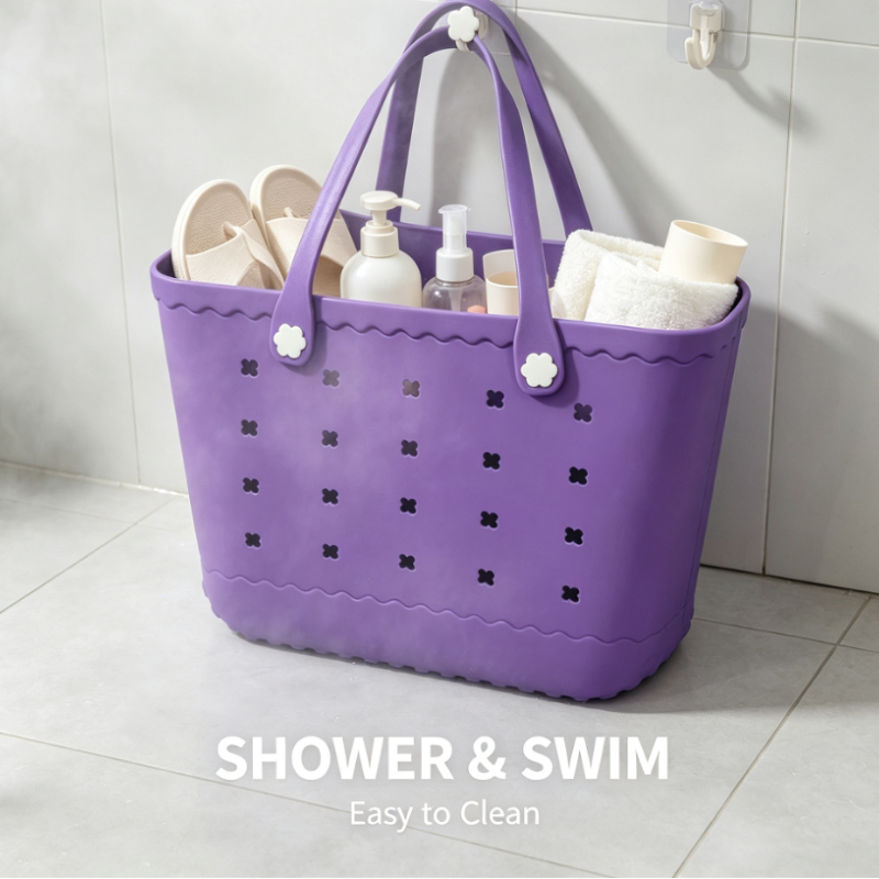 Large EVA Beach Tote Bag Perfo - Tote Bag Beach บทวิจารณ์และราคา