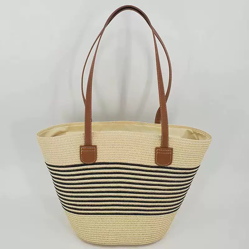 CLAREGQI  Women's Striped Stra - Tote Bag Beach บทวิจารณ์และราคา