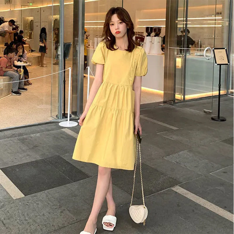 2025 Loose Elegant Korean Casu - Linen Dress Wrap บทวิจารณ์และราคา