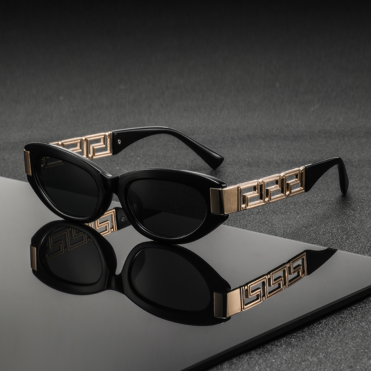 1 Pair of Women's Plastic Cat- - Sunglasses Cat Eye บทวิจารณ์และราคา