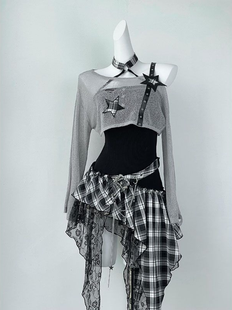 2000s Y2K Spicy Girl Design Ir - Cover Up Kaftan บทวิจารณ์และราคา