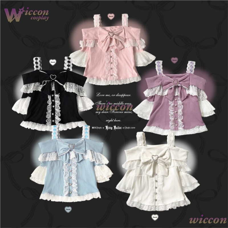 Anime Women Casual Daily Wear  - Blouse Off Shoulder บทวิจารณ์และราคา