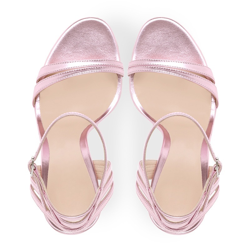 Strappy High Heel Sandals Open - Sandal Strappy Heeled บทวิจารณ์และราคา