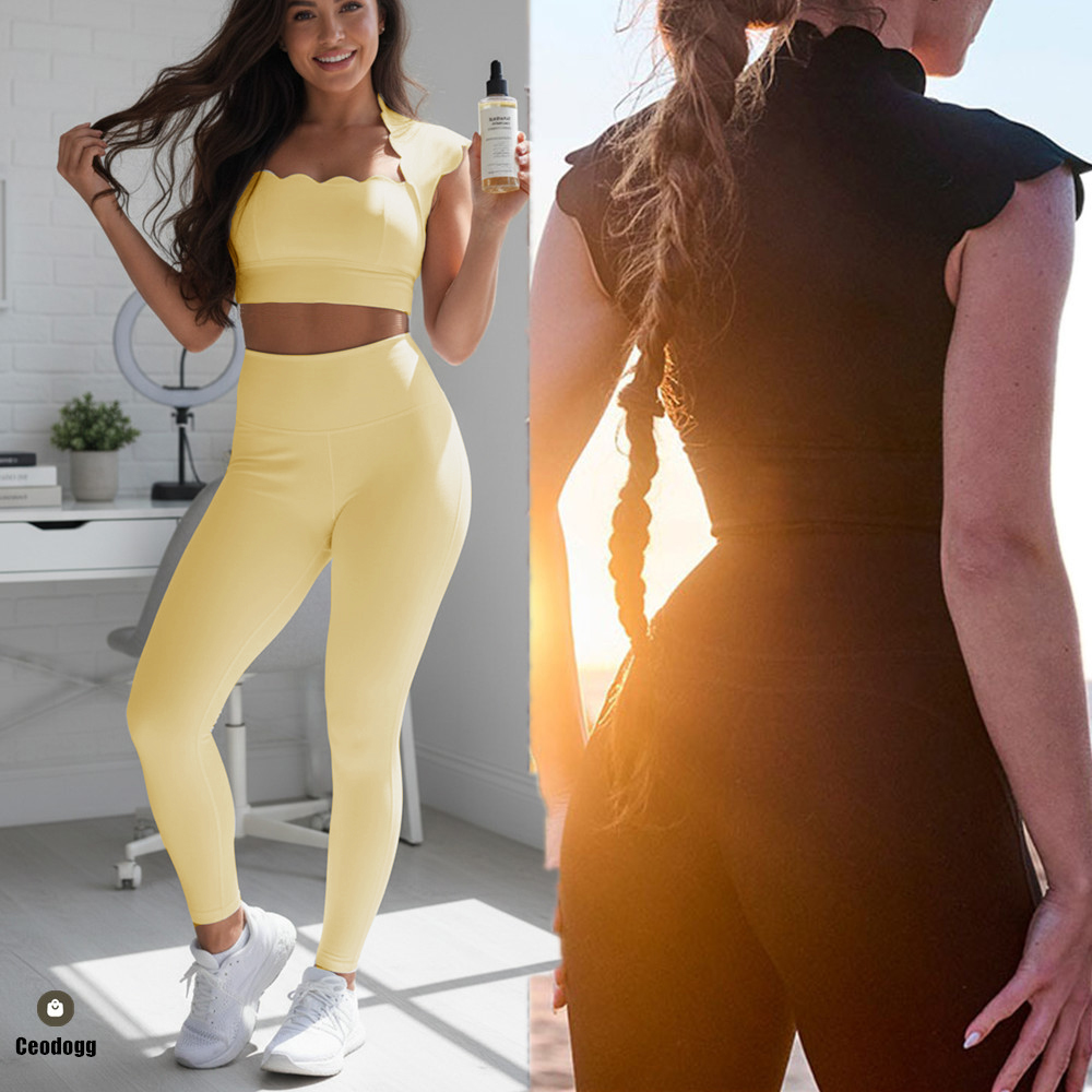 Pad Wavy Women Sports Vest Yog - Crop Top Crochet บทวิจารณ์และราคา