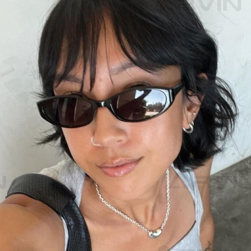 Cute Cat Eye Small Frame Sungl - Sunglasses Cat Eye บทวิจารณ์และราคา