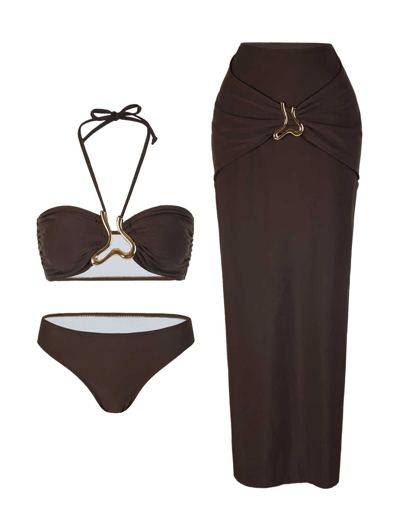 Women Sleeveless Tankini Bikin - Swimsuit Bikini Ruched บทวิจารณ์และราคา