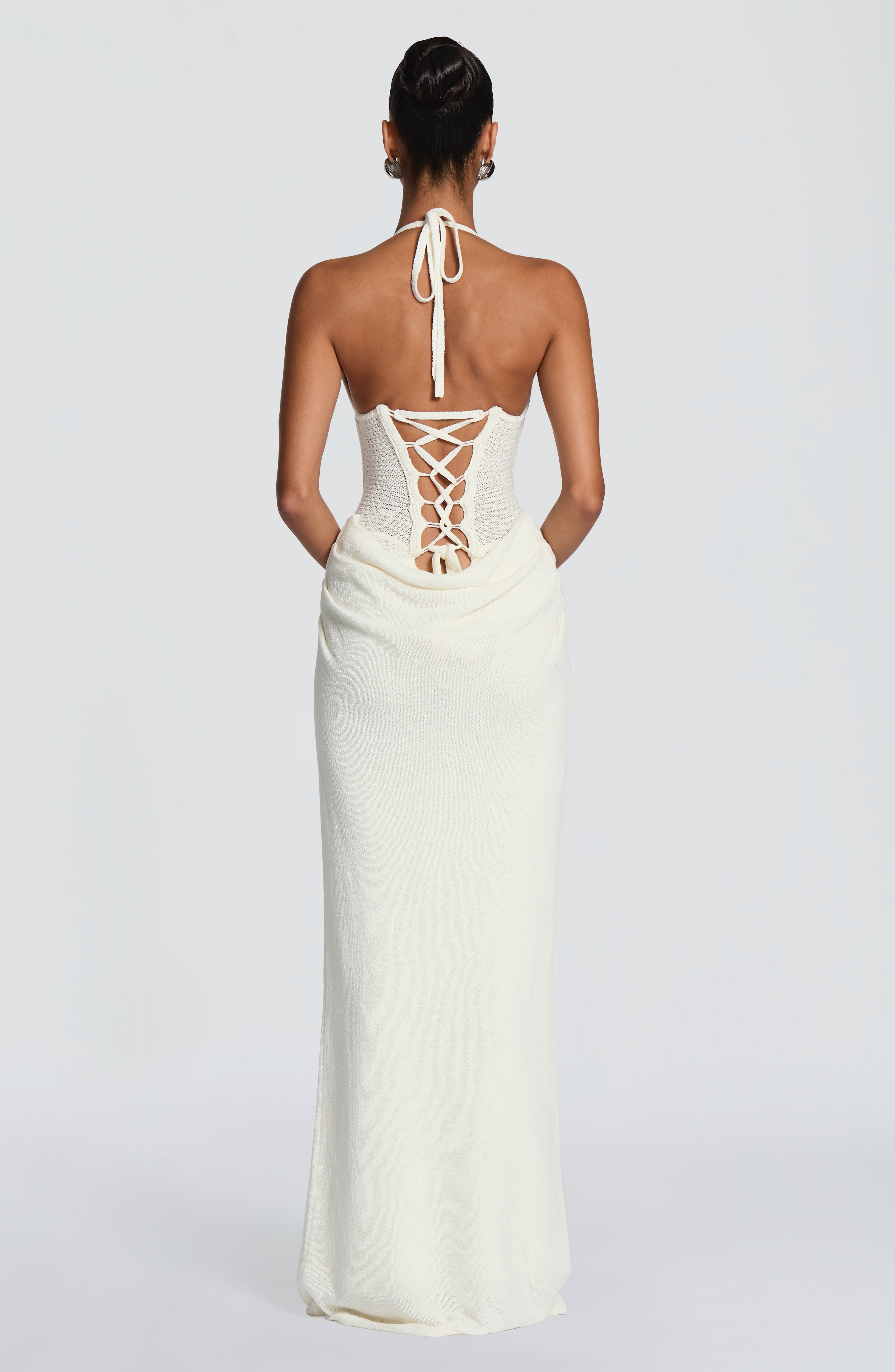 Boho Halter Knit Maxi Dress Ho - Maxi Dress Halter บทวิจารณ์และราคา