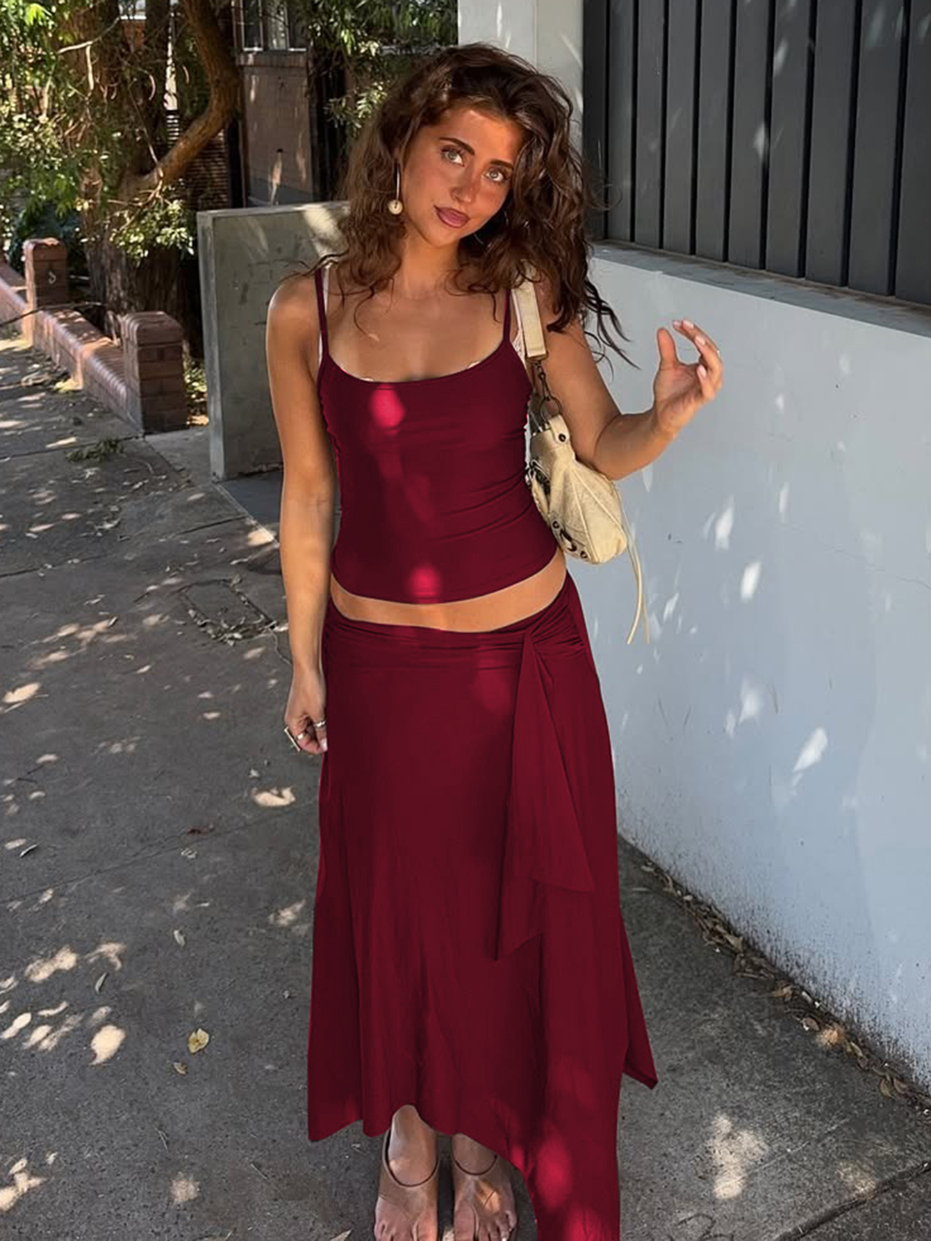 Hugcitar Fashion 2 Pcs Sest So - Crop Top Crochet บทวิจารณ์และราคา