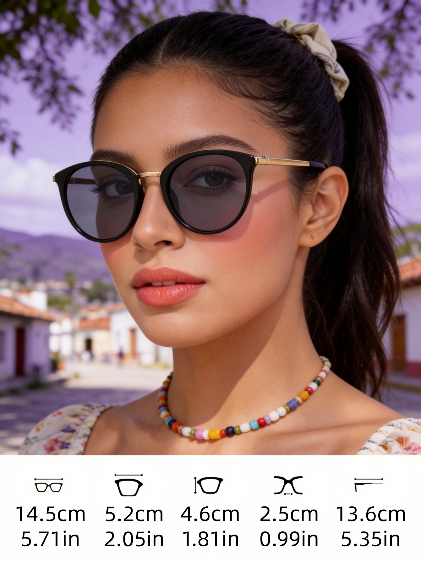 Women's Retro Cat Eye Round Gl - Sunglasses Cat Eye บทวิจารณ์และราคา
