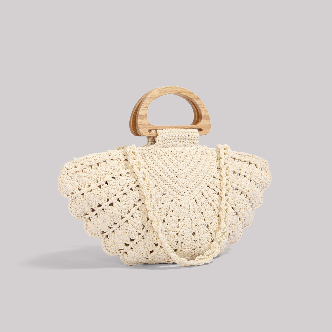 Handmade Crochet Raffia Straw  - Crochet Bag Raffia บทวิจารณ์และราคา