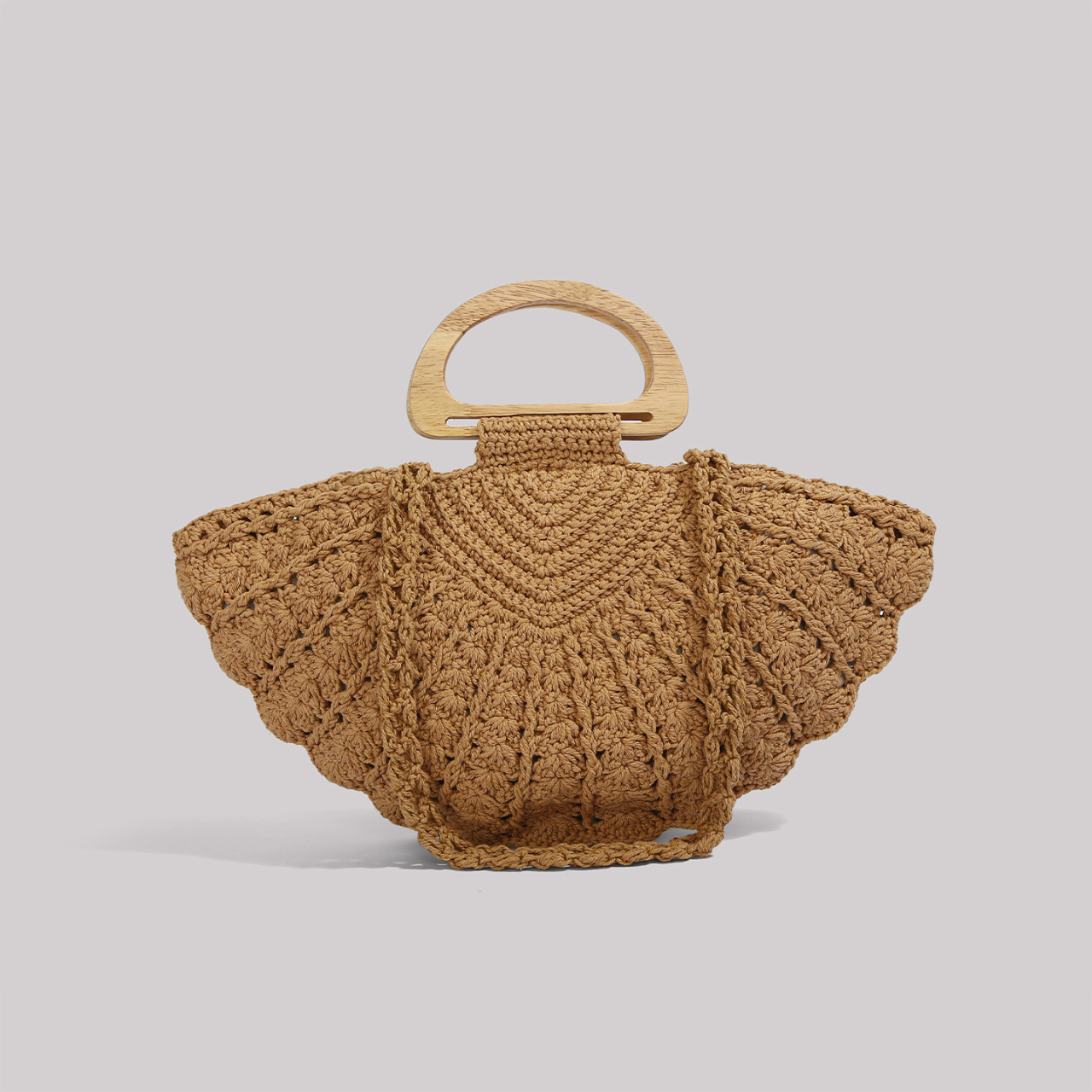 Handmade Crochet Raffia Straw  - Crochet Bag Raffia บทวิจารณ์และราคา