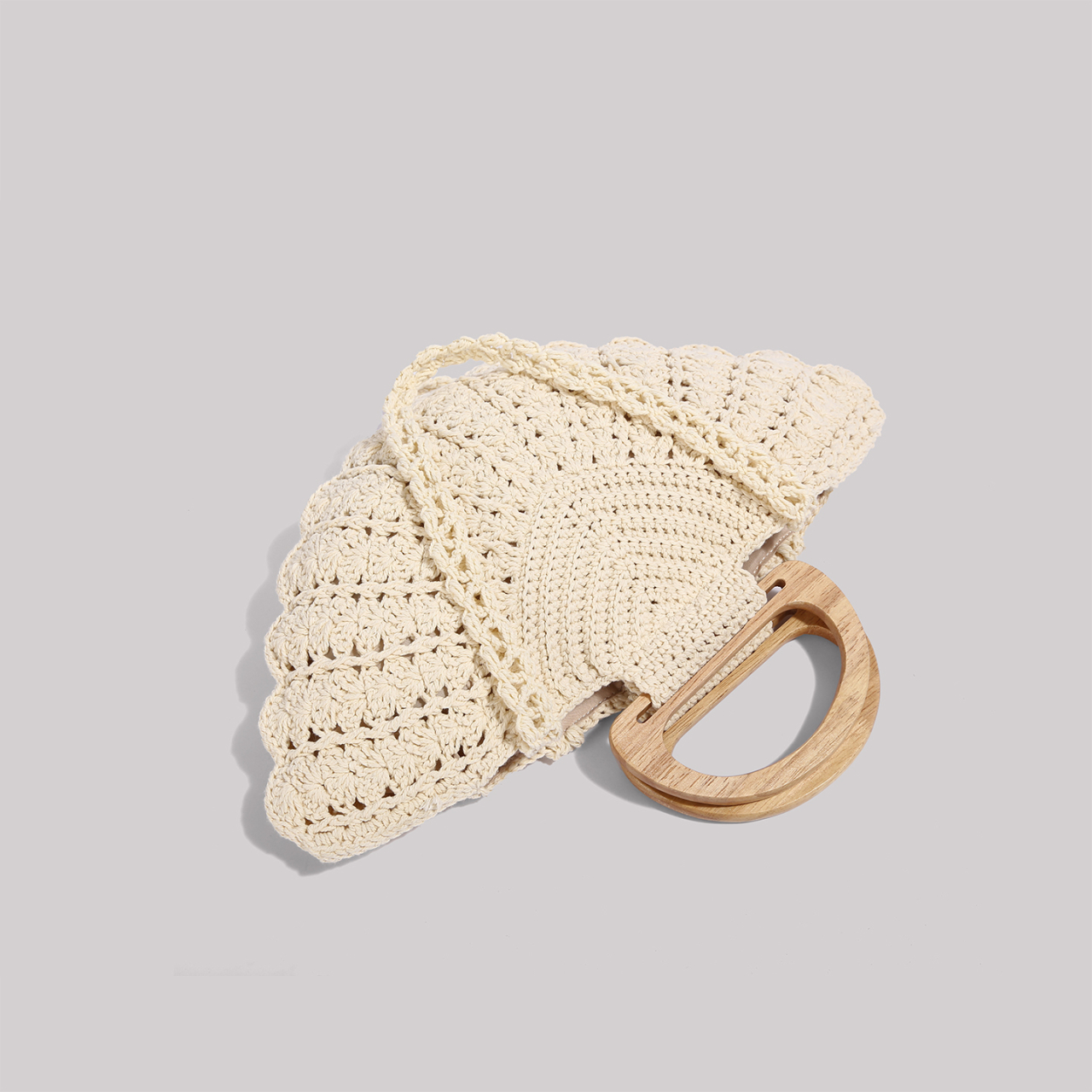 Handmade Crochet Raffia Straw  - Crochet Bag Raffia บทวิจารณ์และราคา