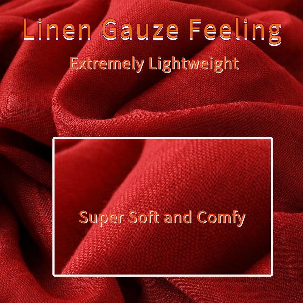 Lightweight Gauze Linen Feelin - Linen Dress Wrap บทวิจารณ์และราคา